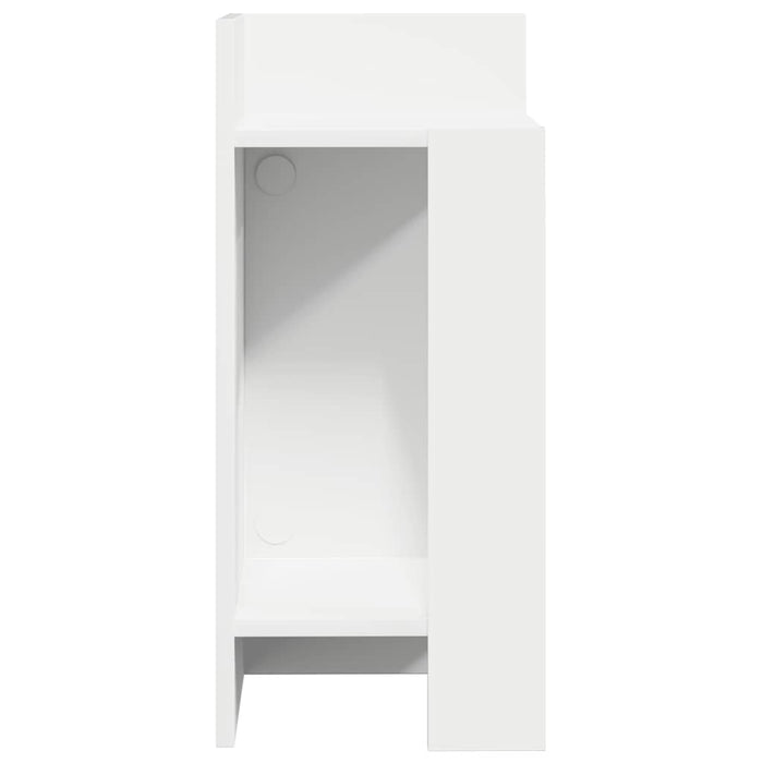 Masă laterală cu poliță albă 25,5x27x60 cm - WALTI WALTI
