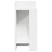 Mese laterale 2 buc cu raft alb 25,5x27x60 cm - WALTI WALTI