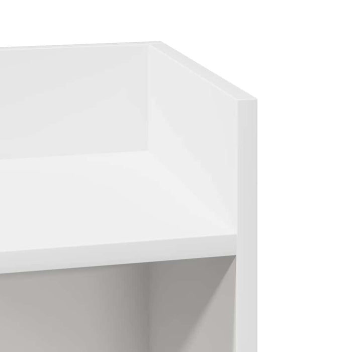 Mese laterale 2 buc cu raft alb 25,5x27x60 cm - WALTI WALTI