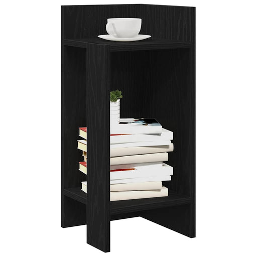 Masă laterală cu poliță negru 25,5x27x60 cm - WALTI WALTI