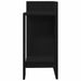 Mese laterale 2 buc cu raft negru 25,5x27x60 cm - WALTI WALTI