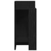 Mese laterale 2 buc cu raft negru 25,5x27x60 cm - WALTI WALTI