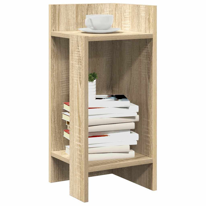 Masă laterală cu poliță Stejar Sonoma 25,5x27x60 cm - WALTI WALTI
