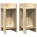 Mese laterale 2 buc cu raft Stejar Sonoma 25,5x27x60 cm - WALTI WALTI