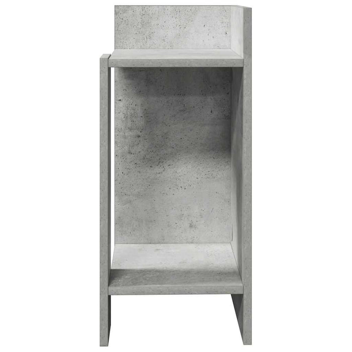 Masă laterală cu poliță gri beton 25,5x27x60 cm - WALTI WALTI