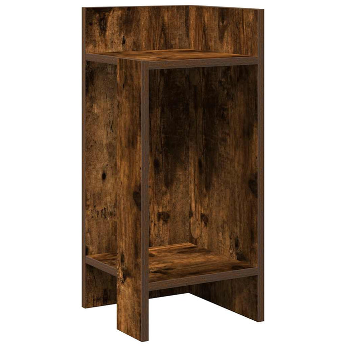 Mese laterale 2 buc cu raft stejar afumat 25,5x27x60 cm - WALTI WALTI