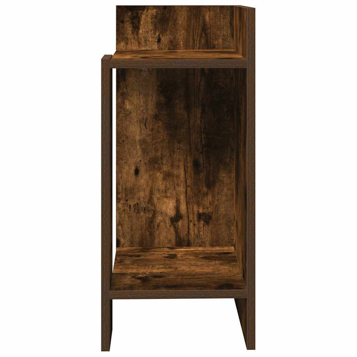 Mese laterale 2 buc cu raft stejar afumat 25,5x27x60 cm - WALTI WALTI