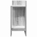 Mese laterale 2 buc cu raft Gri Sonoma 25,5x27x60 cm - WALTI WALTI
