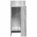 Mese laterale 2 buc cu raft Gri Sonoma 25,5x27x60 cm - WALTI WALTI