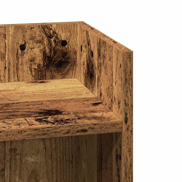 Masa laterala cu raft lemn vechi 25,5x27x60 cm - WALTI WALTI