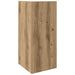 Mese laterale 2 buc cu raft Stejar artizanal 25,5x27x60 cm - WALTI WALTI