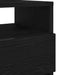 Noptiere 2 buc. cu 2 sertare, negru, 40x33x60 cm - WALTI WALTI