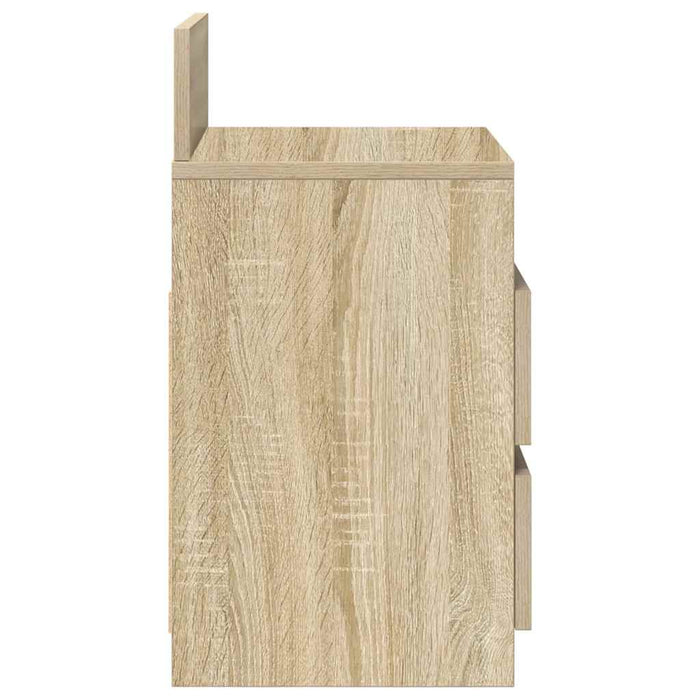 Noptiere 2 buc. cu 2 sertare, stejar Sonoma, 40x33x60 cm - WALTI WALTI
