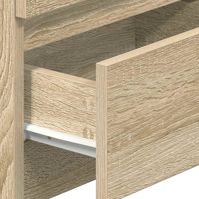 Noptiere 2 buc. cu 2 sertare, stejar Sonoma, 40x33x60 cm - WALTI WALTI