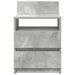 Noptiere 2 buc. cu 2 sertare, gri beton, 40x33x60 cm - WALTI WALTI