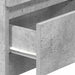 Noptiere 2 buc. cu 2 sertare, gri beton, 40x33x60 cm - WALTI WALTI