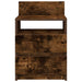 Noptiere 2 buc. cu 2 sertare, stejar afumat, 40x33x60 cm - WALTI WALTI