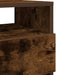 Noptiere 2 buc. cu 2 sertare, stejar afumat, 40x33x60 cm - WALTI WALTI