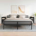 Noptiere 2 buc cu 2 sertare Negru 36x36x68 cm - WALTI WALTI