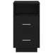 Noptiere 2 buc cu 2 sertare Negru 36x36x68 cm - WALTI WALTI