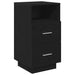 Noptiere 2 buc cu 2 sertare Negru 36x36x68 cm - WALTI WALTI