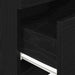 Noptiere 2 buc cu 2 sertare Negru 36x36x68 cm - WALTI WALTI