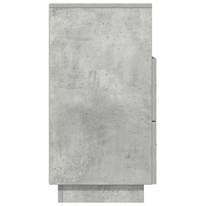 Noptiera cu 2 sertare gri beton 36x36x68 cm WALTI