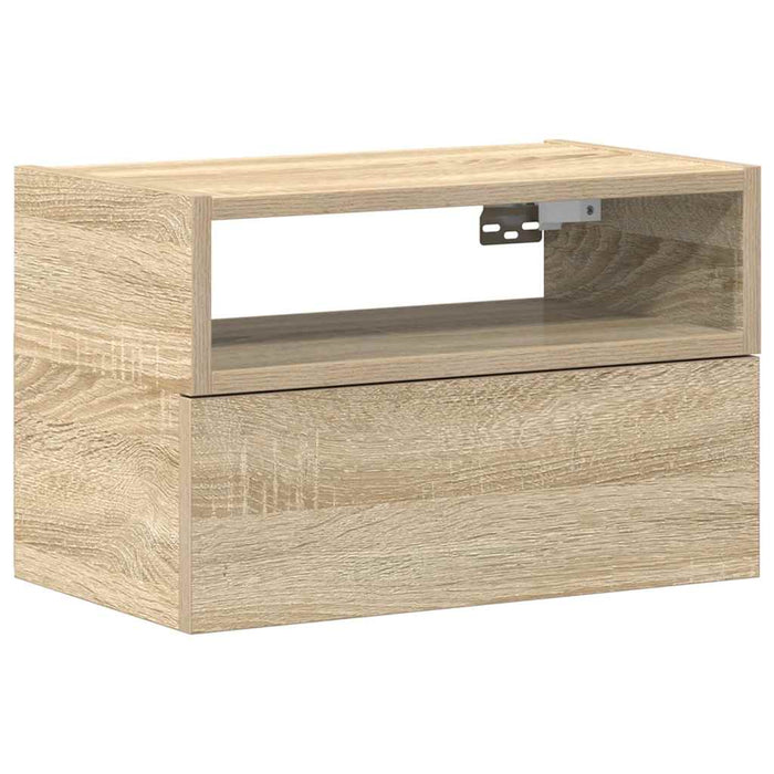 Noptieră de perete, stejar sonoma, 45x26x28,5 cm - WALTI WALTI