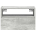 Noptieră de perete, gri beton, 45x26x28,5 cm - WALTI WALTI