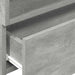 Noptieră de perete, gri beton, 45x26x28,5 cm - WALTI WALTI