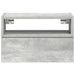 Noptiere de perete, 2 buc., gri beton, 45x26x28,5 cm - WALTI WALTI