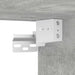 Noptiere de perete, 2 buc., gri beton, 45x26x28,5 cm - WALTI WALTI