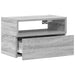 Noptieră montată pe perete gri Sonoma 45x26x28,5 cm - WALTI WALTI