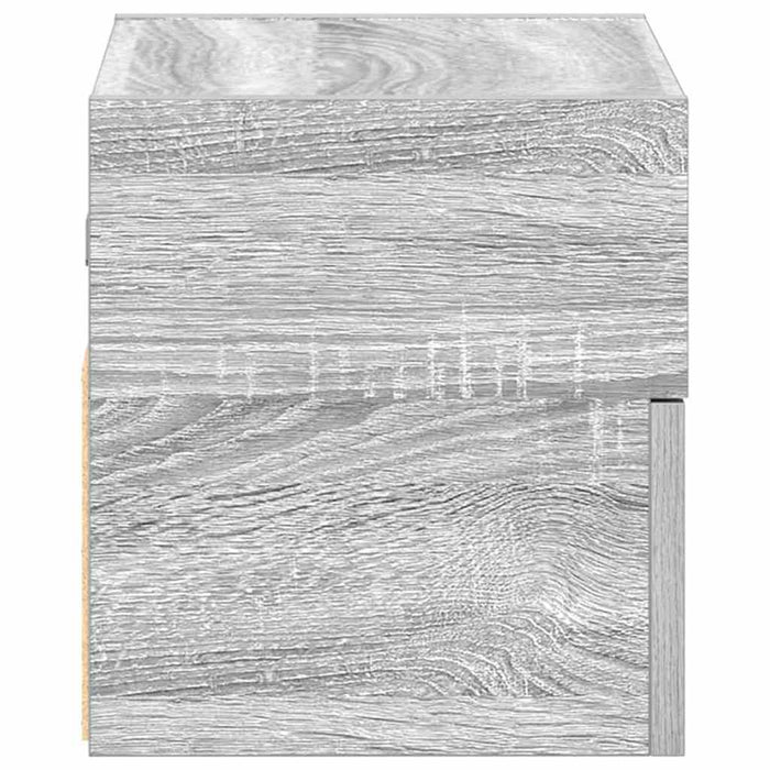 Noptieră montată pe perete gri Sonoma 45x26x28,5 cm - WALTI WALTI