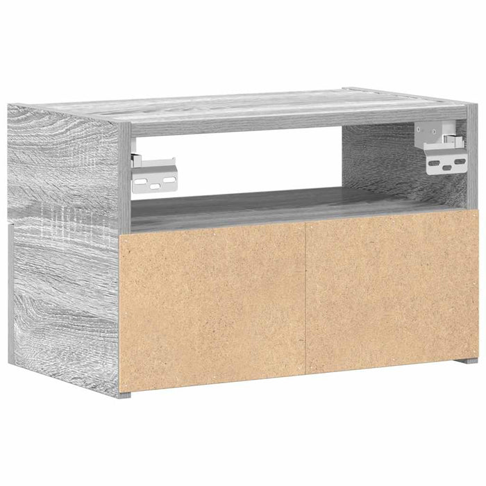 Noptieră montată pe perete gri Sonoma 45x26x28,5 cm - WALTI WALTI
