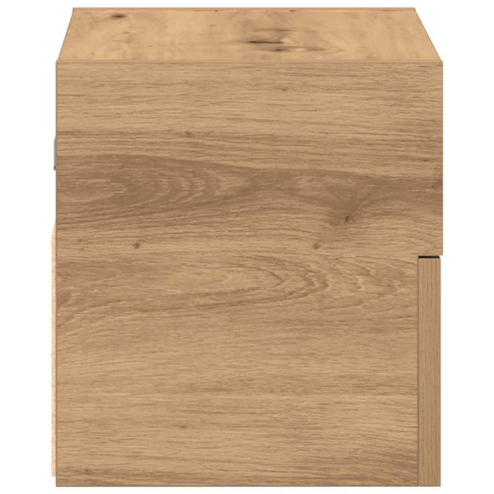 Noptiere de perete, 2 buc., Stejar artizanal, 45x26x28,5 cm - WALTI WALTI