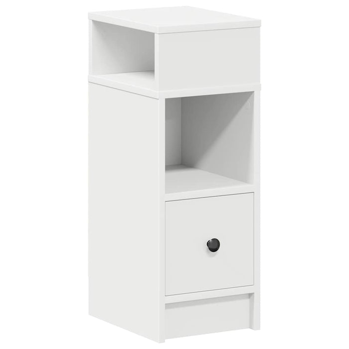 Noptiera cu sertar alb 25x31x66 cm - WALTI WALTI