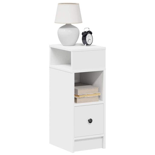 Noptiera cu sertar alb 25x31x66 cm - WALTI WALTI