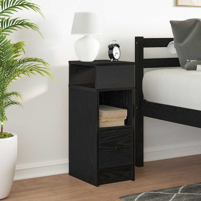 Noptiera cu sertar Negru 25x31x66 cm - WALTI WALTI