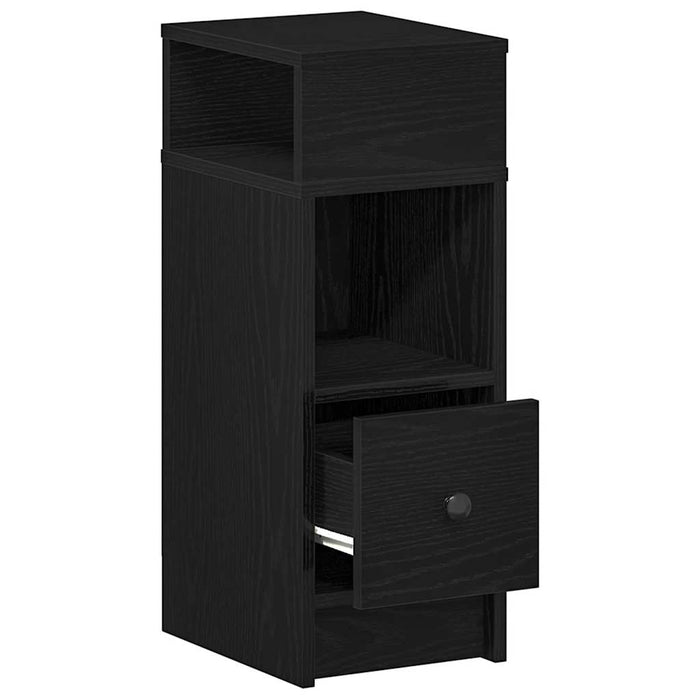 Noptiera cu sertar Negru 25x31x66 cm - WALTI WALTI