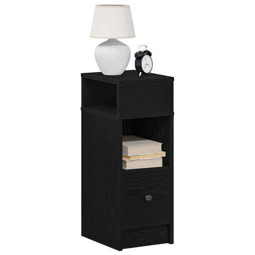 Noptiera cu sertar Negru 25x31x66 cm - WALTI WALTI