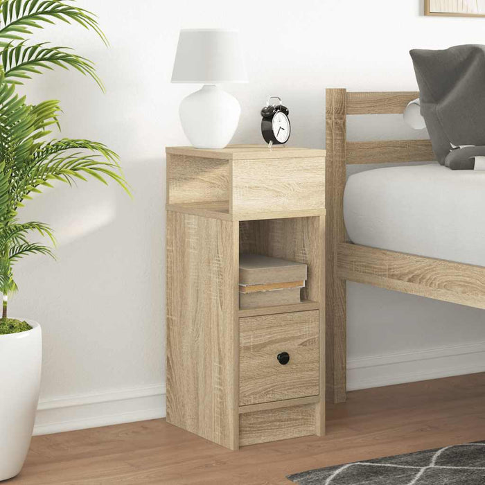 Noptiera cu sertar Stejar Sonoma 25x31x66 cm - WALTI WALTI
