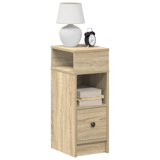 Noptiera cu sertar Stejar Sonoma 25x31x66 cm - WALTI WALTI