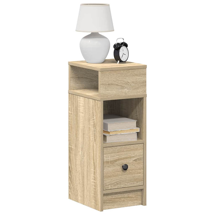 Noptiera cu sertar Stejar Sonoma 25x31x66 cm - WALTI WALTI
