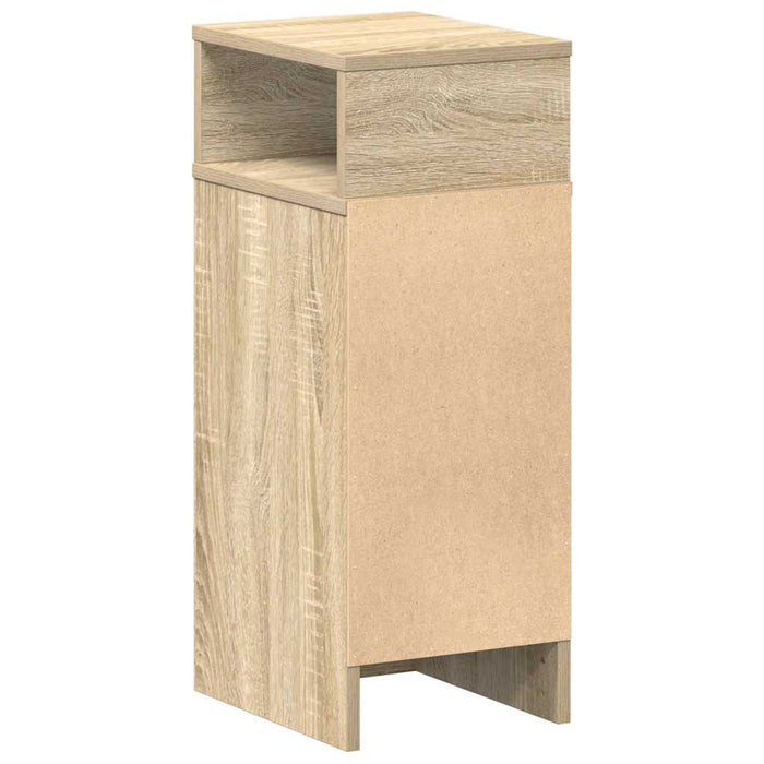 Noptiere, 2 buc., cu sertar, Stejar Sonoma, 25x31x66 cm - WALTI WALTI