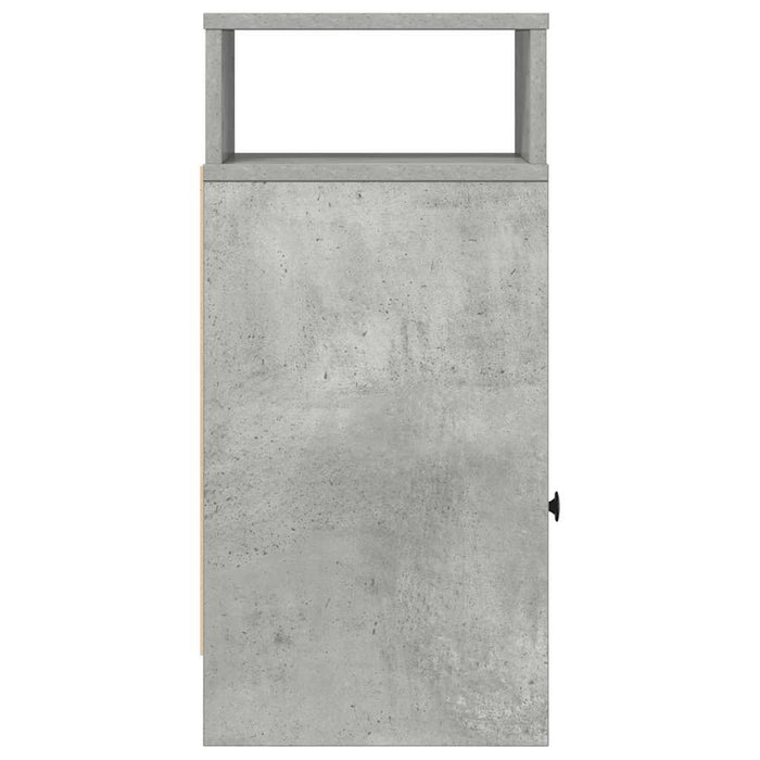 Noptiera cu sertar gri beton 25x31x66 cm WALTI