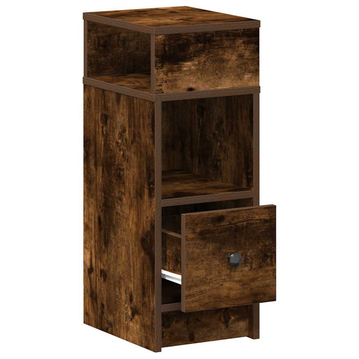 Noptiera cu sertar stejar afumat 25x31x66 cm - WALTI WALTI