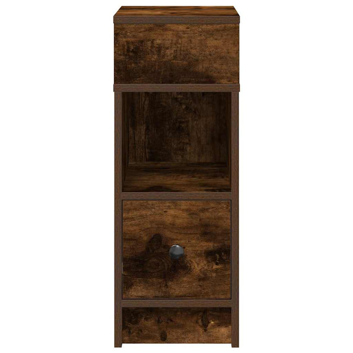 Noptiere 2 buc cu sertar stejar afumat 25x31x66 cm - WALTI WALTI