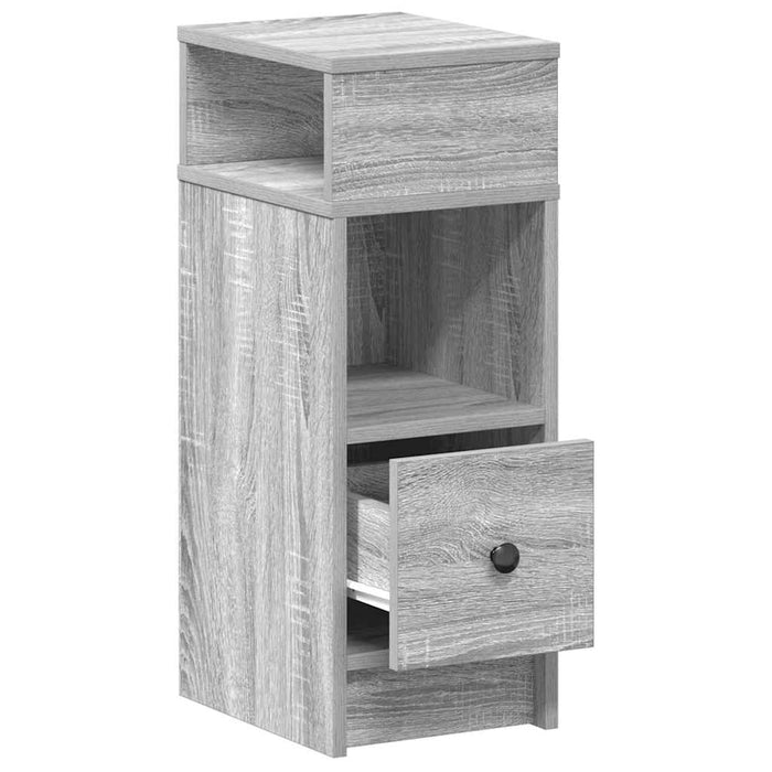 Noptieră cu sertar gri Sonoma 25x31x66 cm - WALTI WALTI