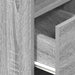 Noptiere 2 buc. cu sertar gri Sonoma 25x31x66 cm - WALTI WALTI